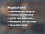 and even your sleep interrupted by nurses or other medical staff.